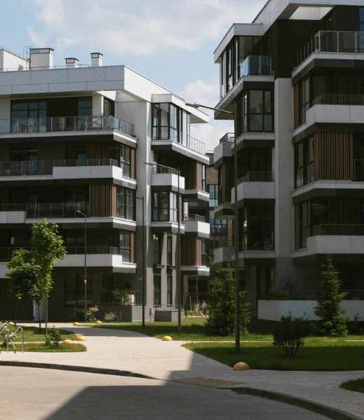 Residential community landscape